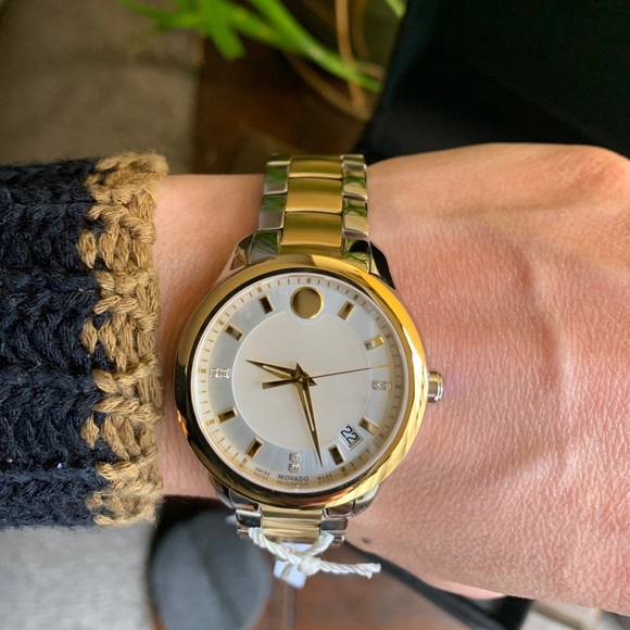 Movado Accessories - Authentic MOVADO Bellina Diamond Two tone watch